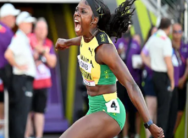 विश्व एथलेटिक्स: जमैका की शेरिका जैक्सन ने 200 मीटर रेस में जीता स्वर्ण