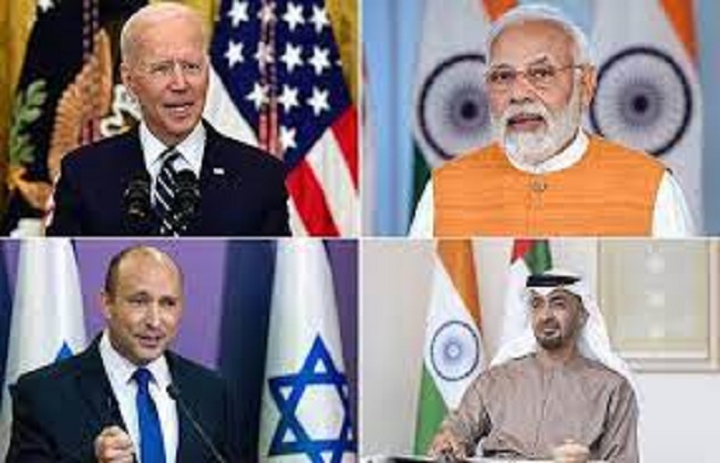 भारत, इजराइल, अमेरिका और यूएई के संगठन आईटूयूटू की पहली शिखर बैठक आज