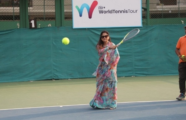 इंदौर : खेल मंत्री ने किया आईटीएफ वर्ल्ड टूर टेनिस प्रतियोगिता का शुभारंभ