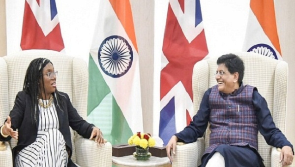 ब्रिटेन और भारत के वाणिज्य मंत्रियों ने एफटीए पर की प्रगति की समीक्षा