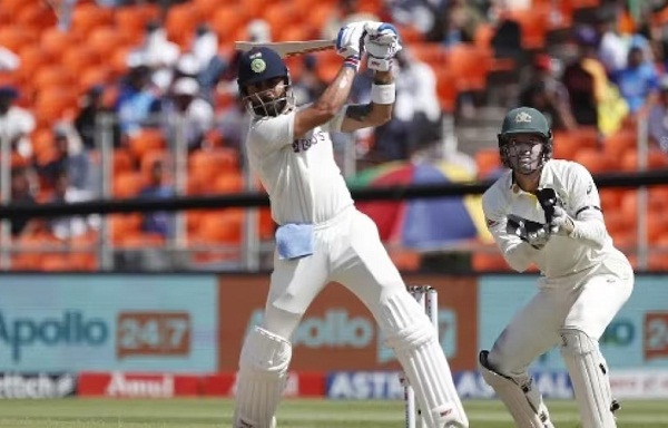 Ahmedabad Test : भारत मजबूत स्थिति में, गिल के शतक के बाद कोहली का भी नाबाद अर्धशतक