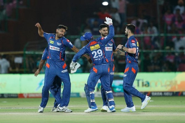 IPL 2023: लखनऊ सुपर जायंट्स  ने राजस्थान रॉयल्स को 10 रन से हराया