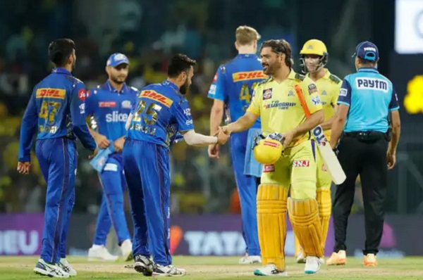 IPL 2023 : चेन्नई सुपर किंग्स ने मुंबई इंडियंस को 6 विकेट से हराया