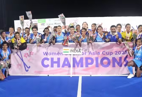 भारतीय जूनियर महिला टीम ने जीता एशिया कप का खिताब, हॉकी इंडिया ने की पुरस्कार की घोषणा