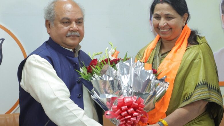 मप्र विस चुनावः कांग्रेस की प्रदेश महामंत्री सविता दीवान शर्मा भाजपा में शामिल