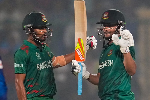World Cup 2023 : बांग्लादेश ने श्रीलंका को 3 विकेट से हराया, उम्मीद कायम