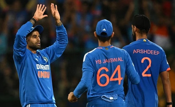 ICC टी-20 अंतरराष्ट्रीय पुरुष टीम 2023 में भारतीयों का जलवा, सूर्यकुमार को मिली कमान