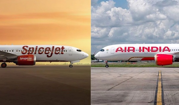 डीजीसीए का एयर इंडिया और स्पाइसजेट को नोटिस, 14 जनवरी तक मांगा जवाब