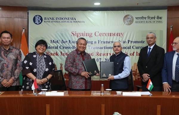 आरबीआई और बैंक इंडोनेशिया ने स्थानीय मुद्रा को बढ़ावा देने के लिए किया समझौता