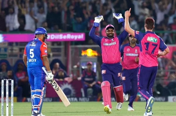 IPL 2024: राजस्थान रॉयल्स ने दिल्ली कैपिटल्स को 12 रन से हराया