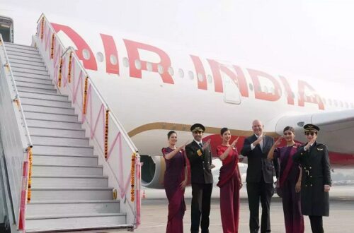 एयर इंडिया का ए350 विमान दिल्ली-दुबई की पहली अंतरराष्ट्रीय उड़ान के लिए तैयार