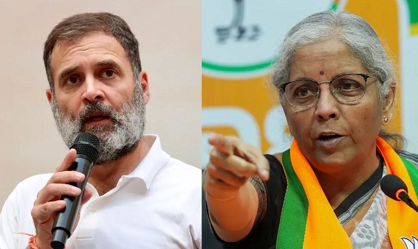 वित्त मंत्री ने राहुल गांधी की खटाखट योजनाओं पर उठाए सवाल, कांग्रेस से पूछा कहां से आएगा फंड