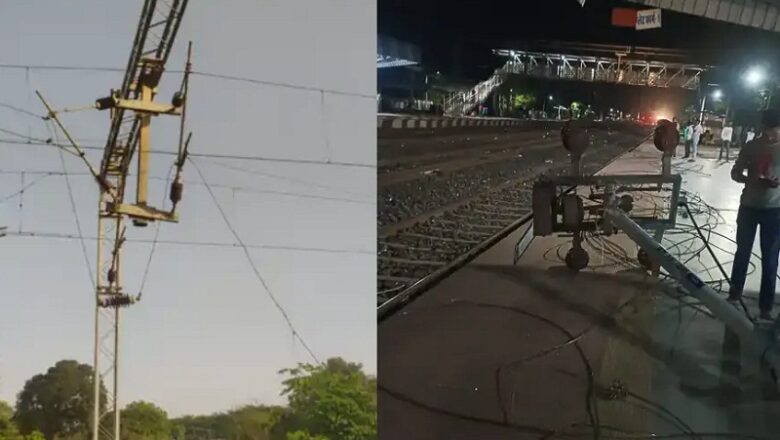 मप्रः जबलपुर-इटारसी रेलवे ट्रैक पर ओएचई केबल टूटी, छह घंटे बंद रहा रूट